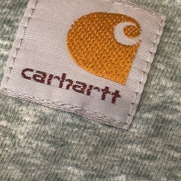 Grey/Green Carhartt Shirt Sleeve - Picture 2 of 4